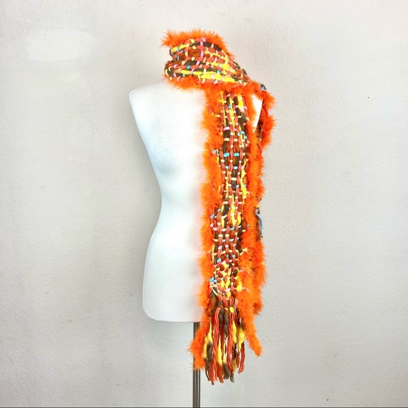 Colorful Kolob Hand Made Scarf - Picture 4 of 7